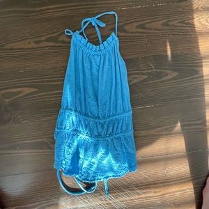 Free people tie back tank top